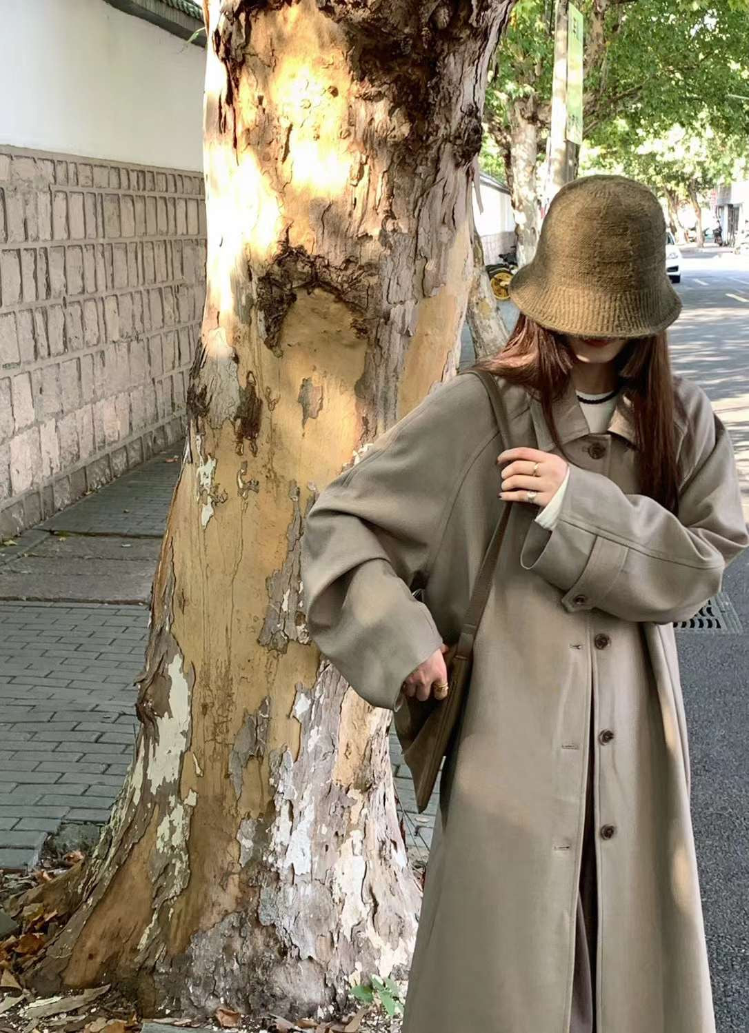 Loose trench coat best sale